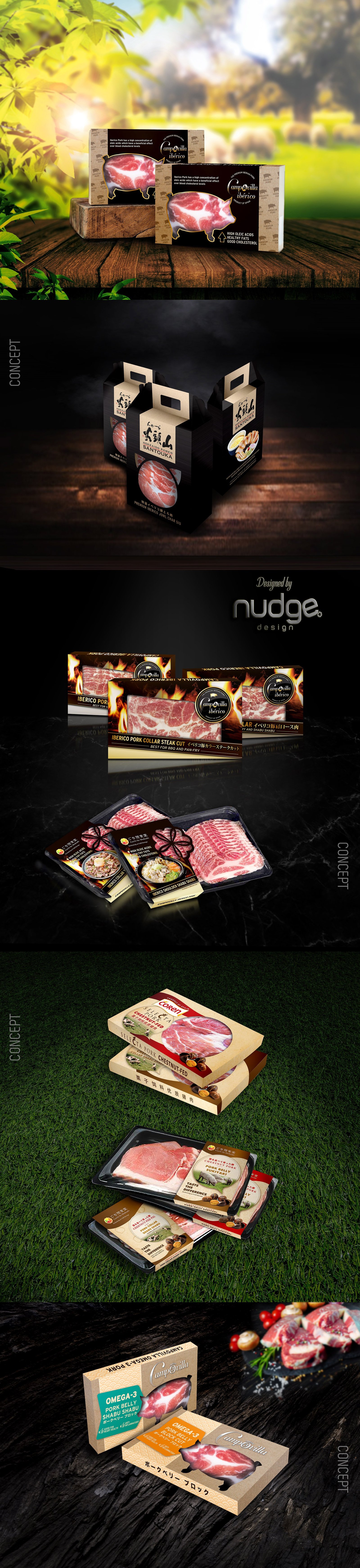 Iberico Pork Packaging of Campovilla Iberico and Gochiso Shokudo